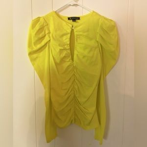 International Concepts yellow women’s shirt size xs